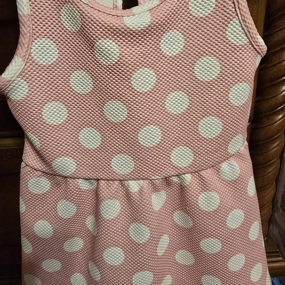 Childrens Place Pink and White Sleeveless Sundress Girls Size 3t - Picture 3 of 3